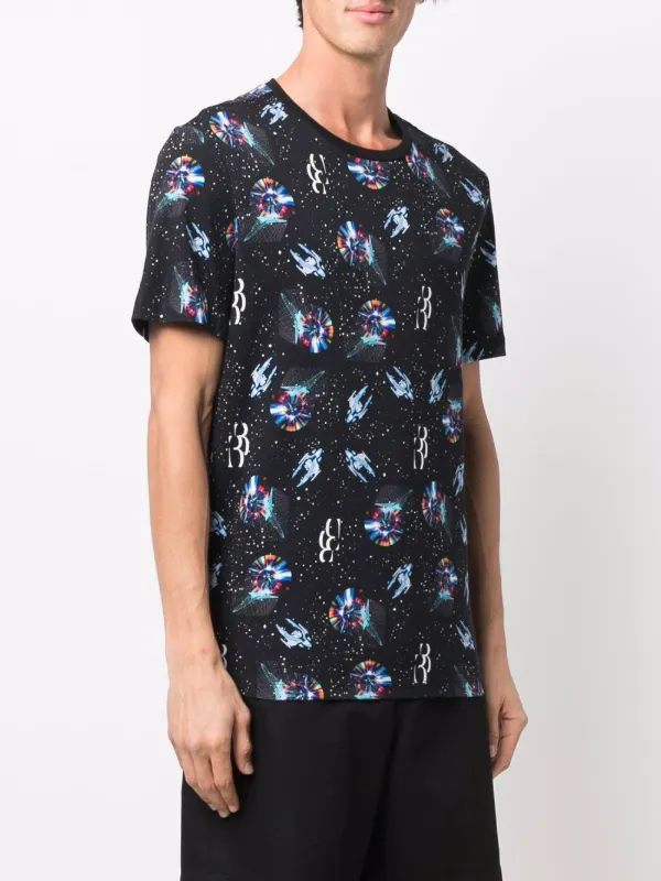 space-print Cotton T-shirt - Farfetch