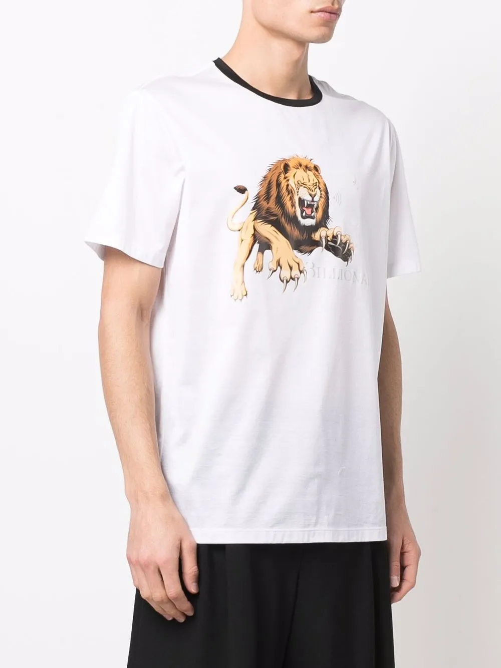 Billionaire Lion Crew Neck T-shirt - Farfetch