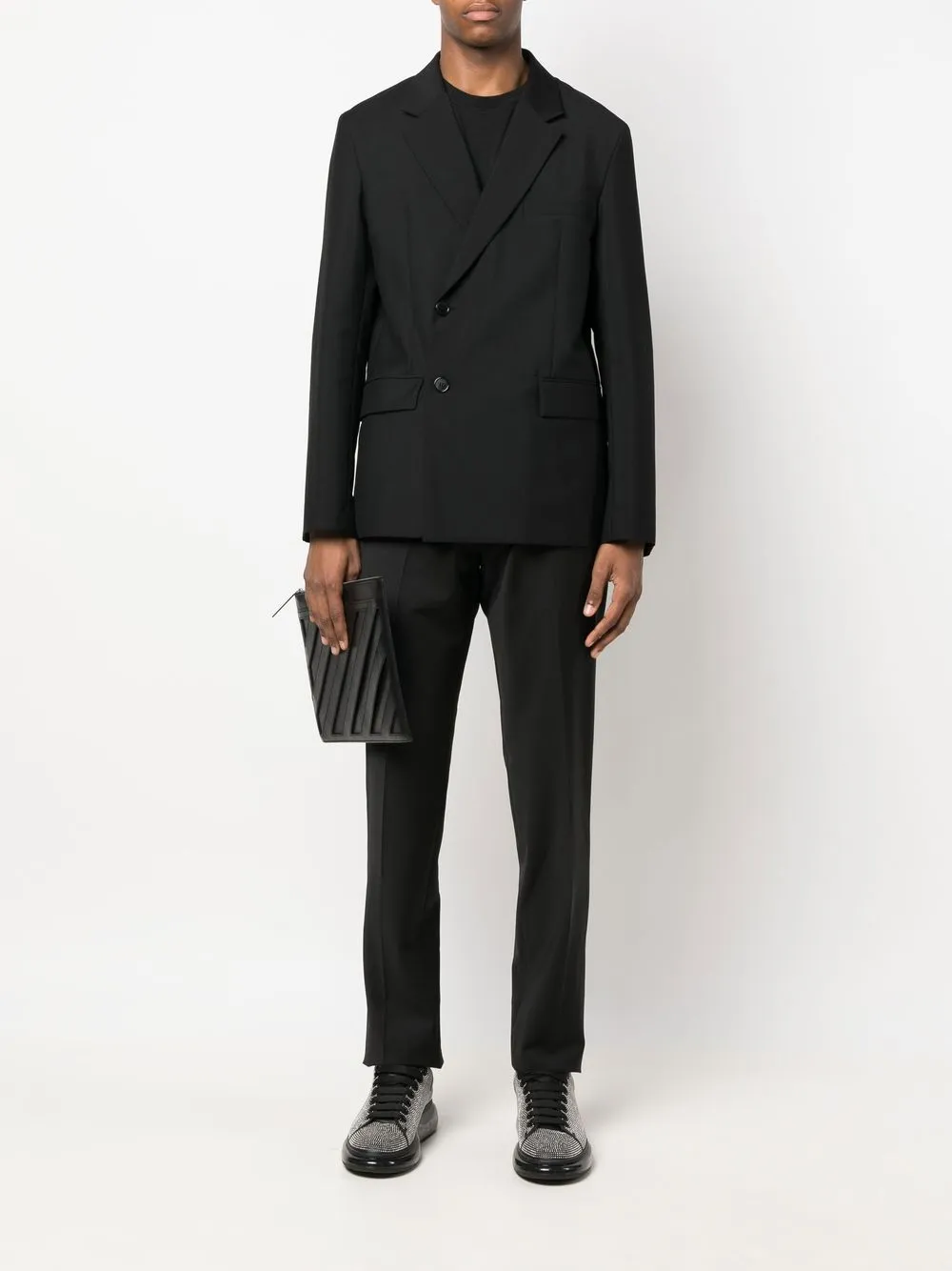 Billionaire Slim-fit pantalon - Zwart