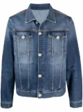 Billionaire All over BB denim jacket - Blue
