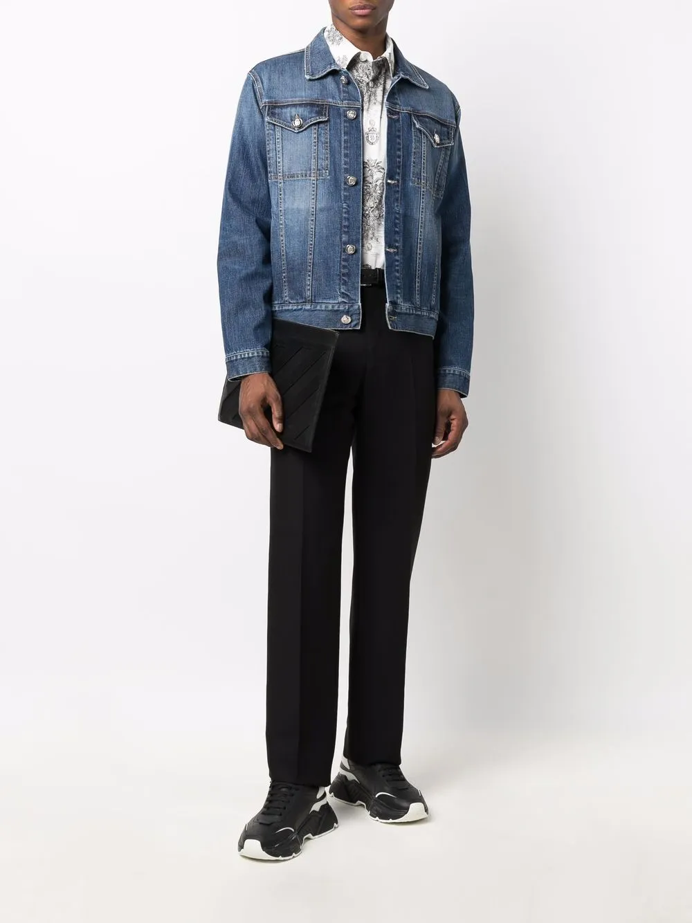 Billionaire All over BB denim jacket | Denim Jackets | Image 2