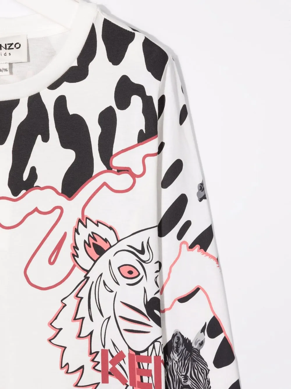 фото Kenzo kids футболка с принтом