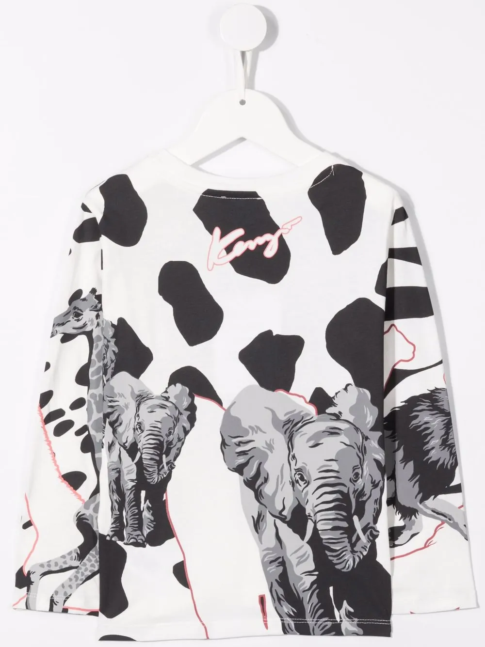 фото Kenzo kids футболка с принтом