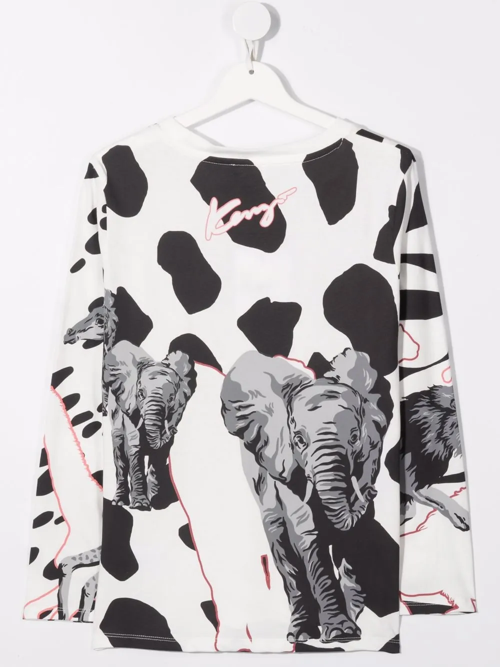 фото Kenzo kids футболка с принтом