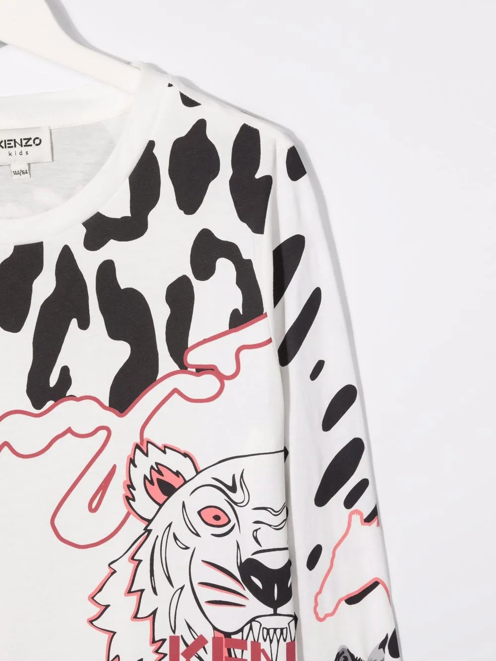фото Kenzo kids футболка с принтом