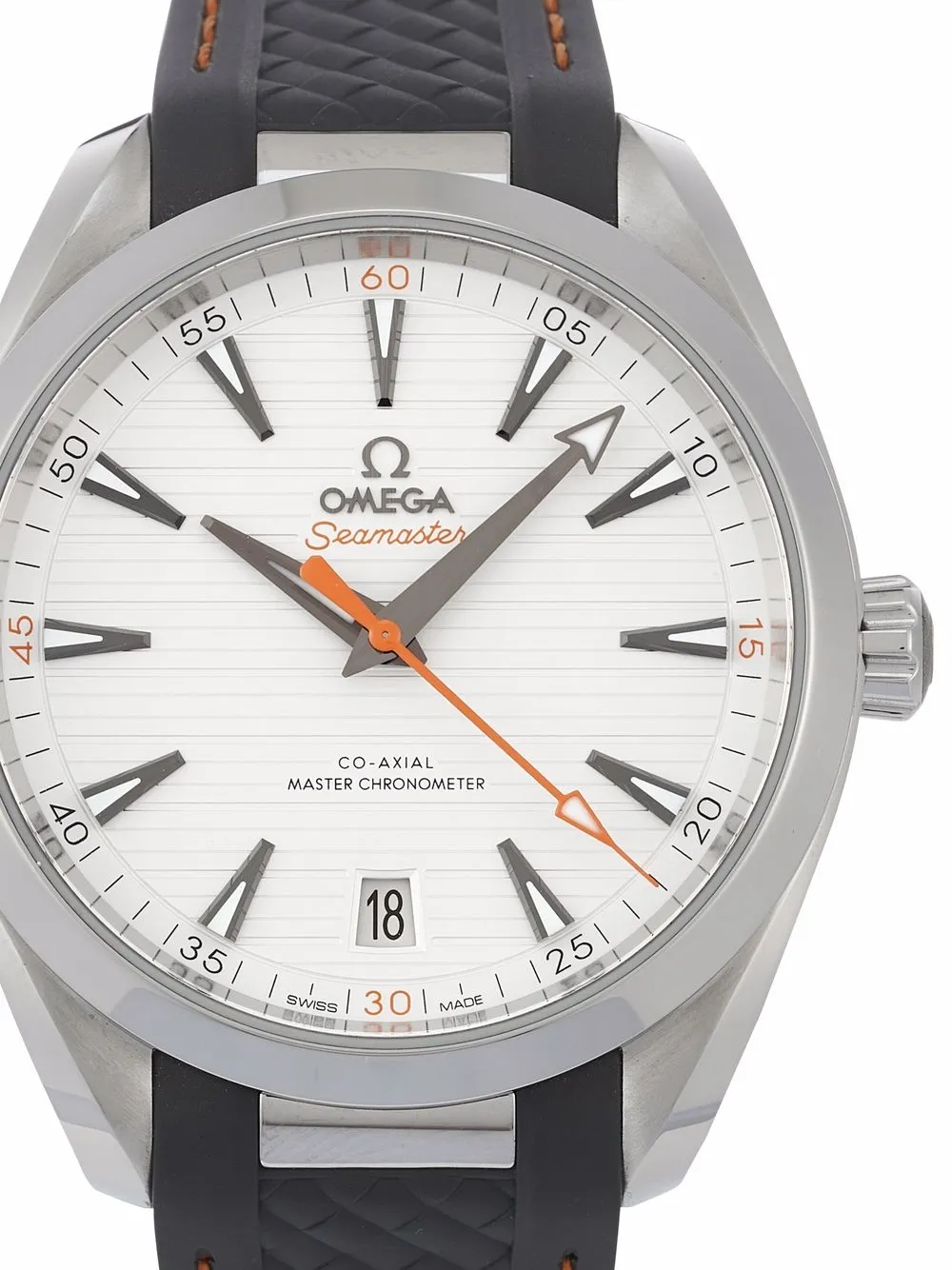 фото Omega наручные часы seamaster aqua terra 150 m co-axial master chronometer pre-owned 41 мм 2021-го года