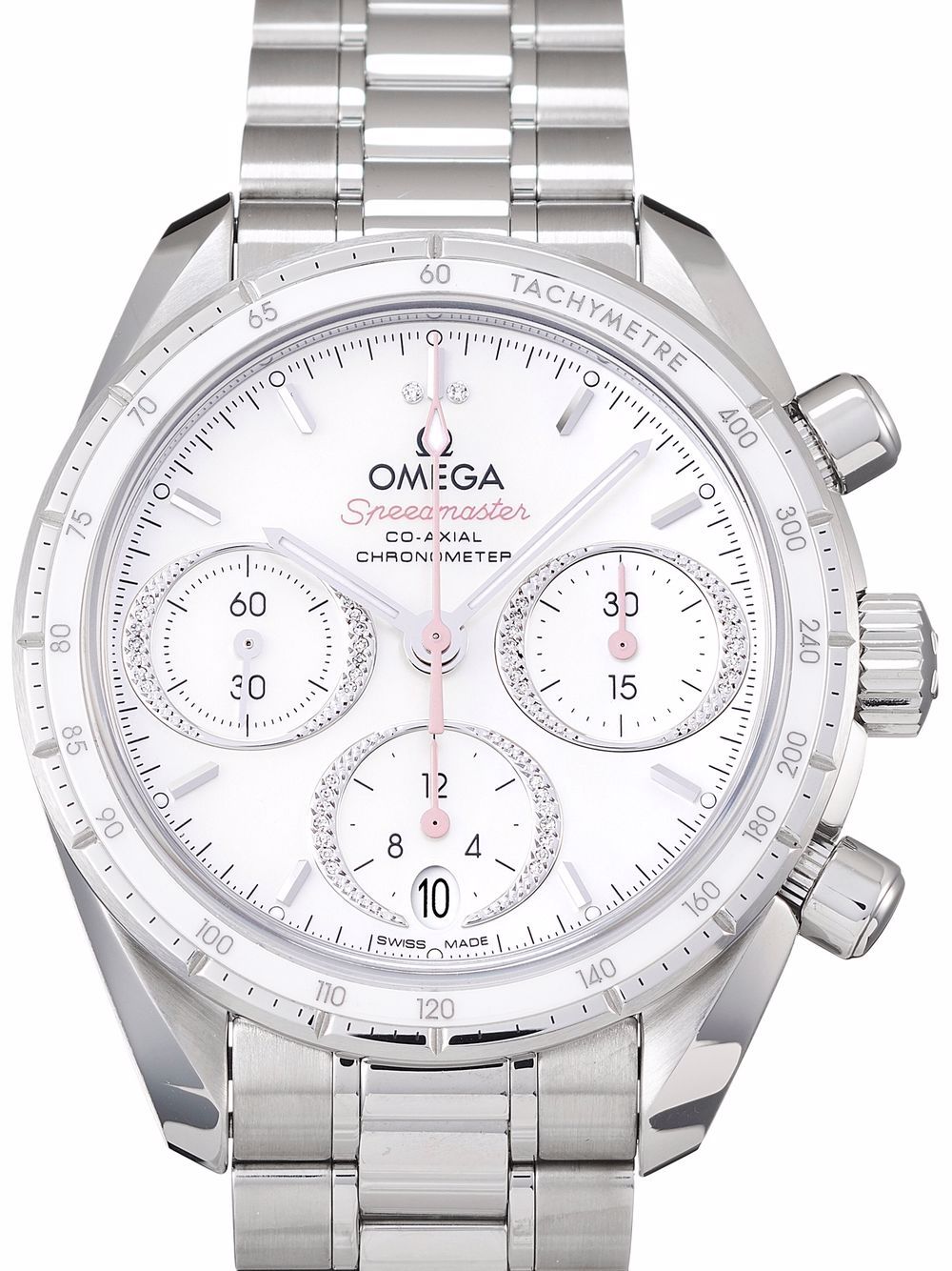 фото Omega наручные часы speedmaster 38 co-axial chronograph pre-owned 38 мм 2021-го года