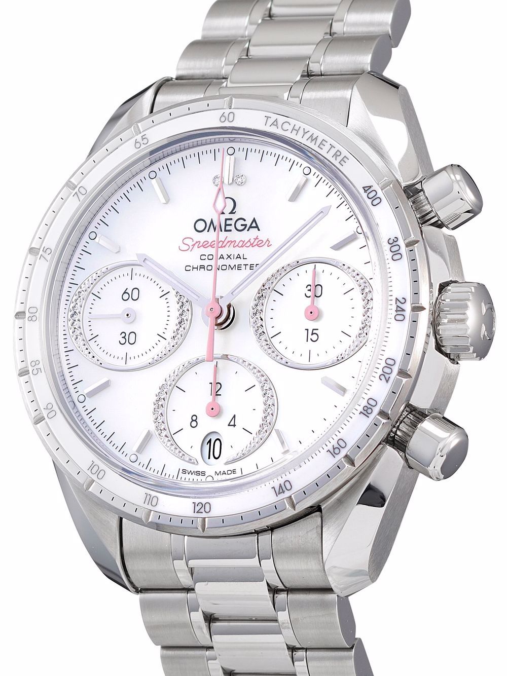 фото Omega наручные часы speedmaster 38 co-axial chronograph pre-owned 38 мм 2021-го года