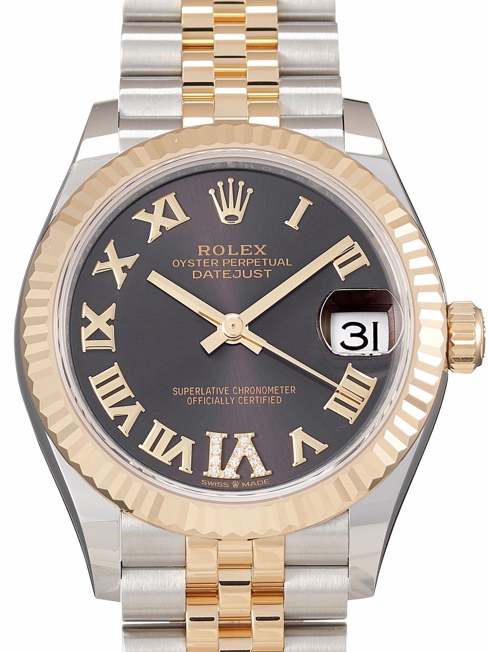 фото Rolex наручные часы datejust pre-owned 31 мм 2021-го года