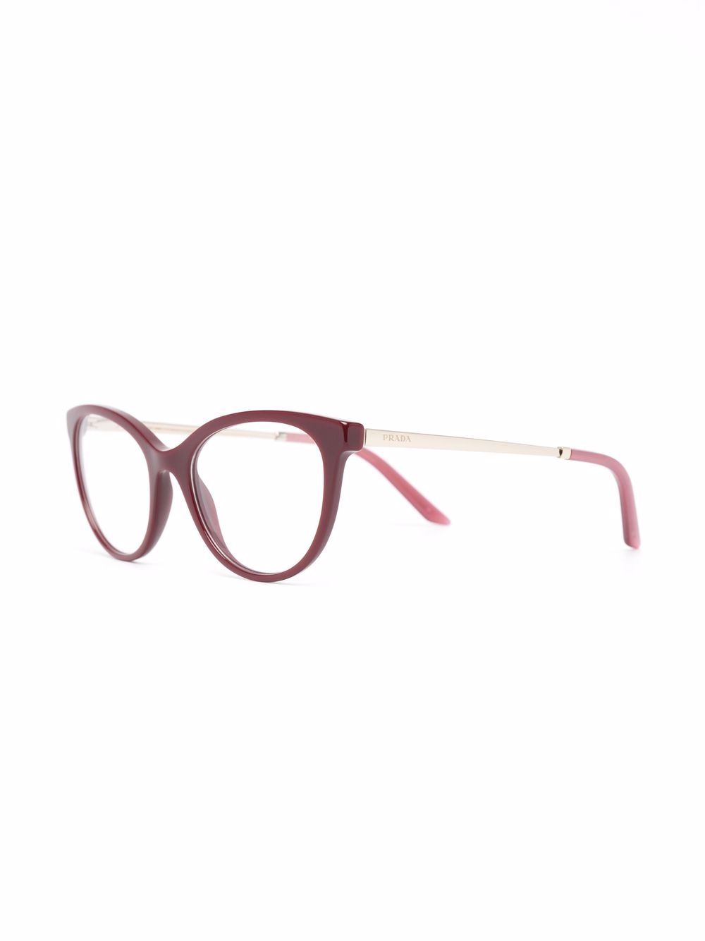 Prada Eyewear Bril met cat-eye montuur - Rood