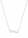 De Beers Jewellers 18kt white gold Infinity diamond necklace - Silver