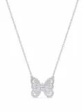 De Beers Jewellers 18kt white gold Portraits of Nature Butterfly diamond pendant necklace - Silver