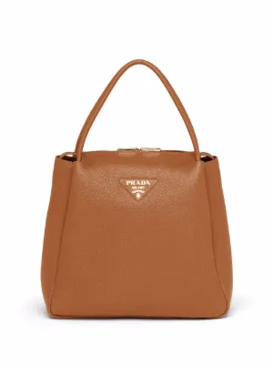 brown prada tote bag