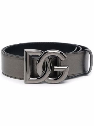Dolce & Gabbana Logo Plaque Belt - Farfetch