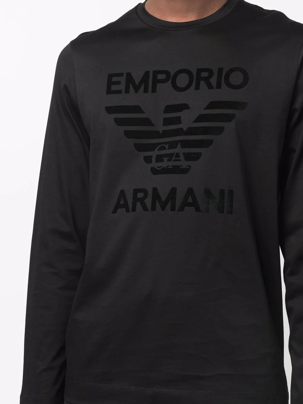 фото Emporio armani футболка с логотипом