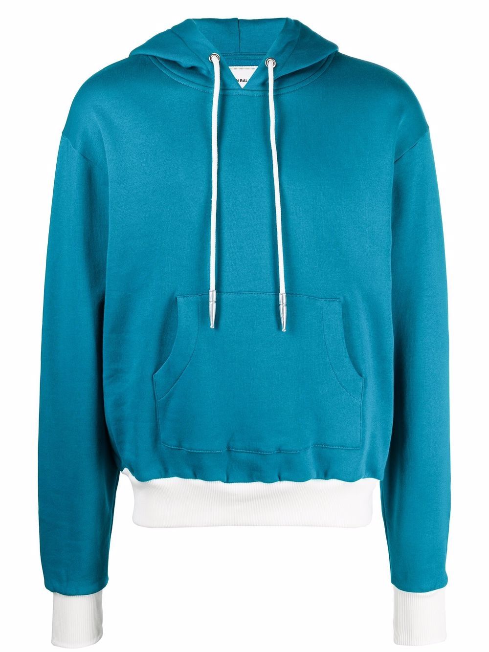 

Youths In Balaclava contrast-trim hoodie - Blue