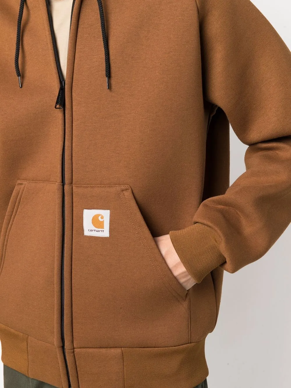 фото Carhartt wip куртка на молнии с капюшоном