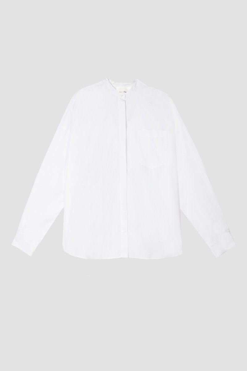The Boyfriend Shirt-white #0 The Boyfriend Shirt, DTC42229PPS The Boyfriend Shirt from 3.1 Phillip Lim. - 4
