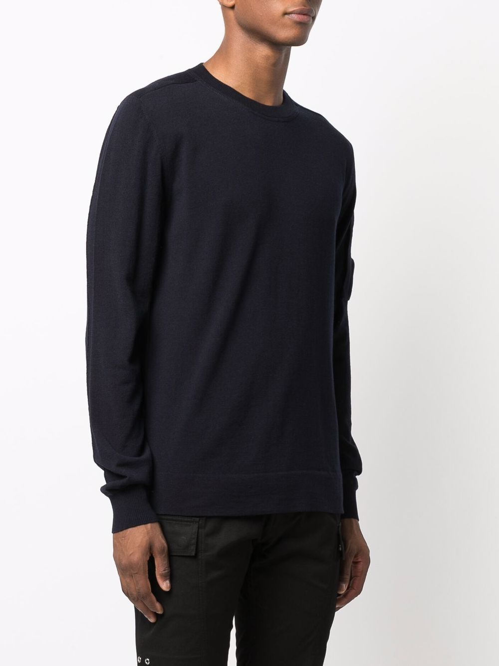 C.P. Company Lens-detailed fine-knit Jumper - Farfetch