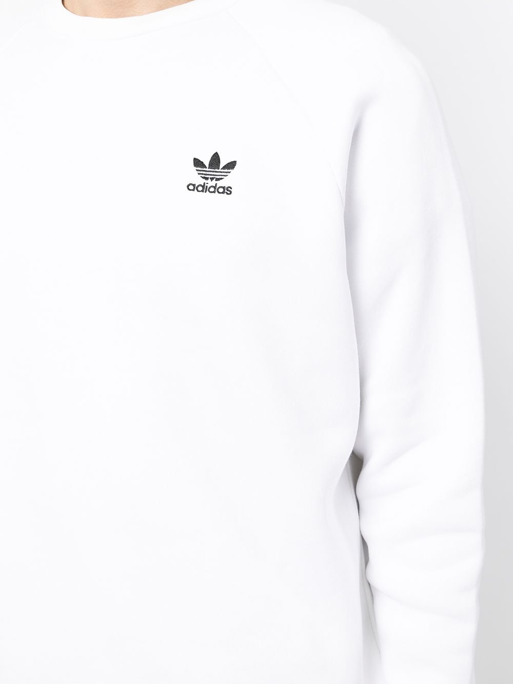 adidas Sweater met geborduurd logo Wit