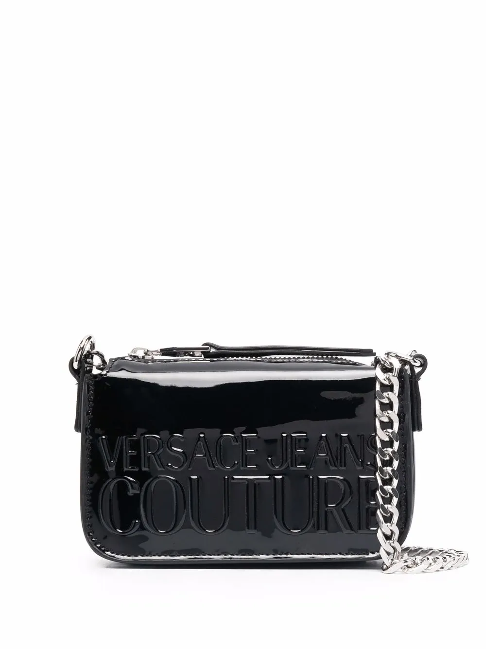 фото Versace jeans couture сумка через плечо с ремнем-цепочкой