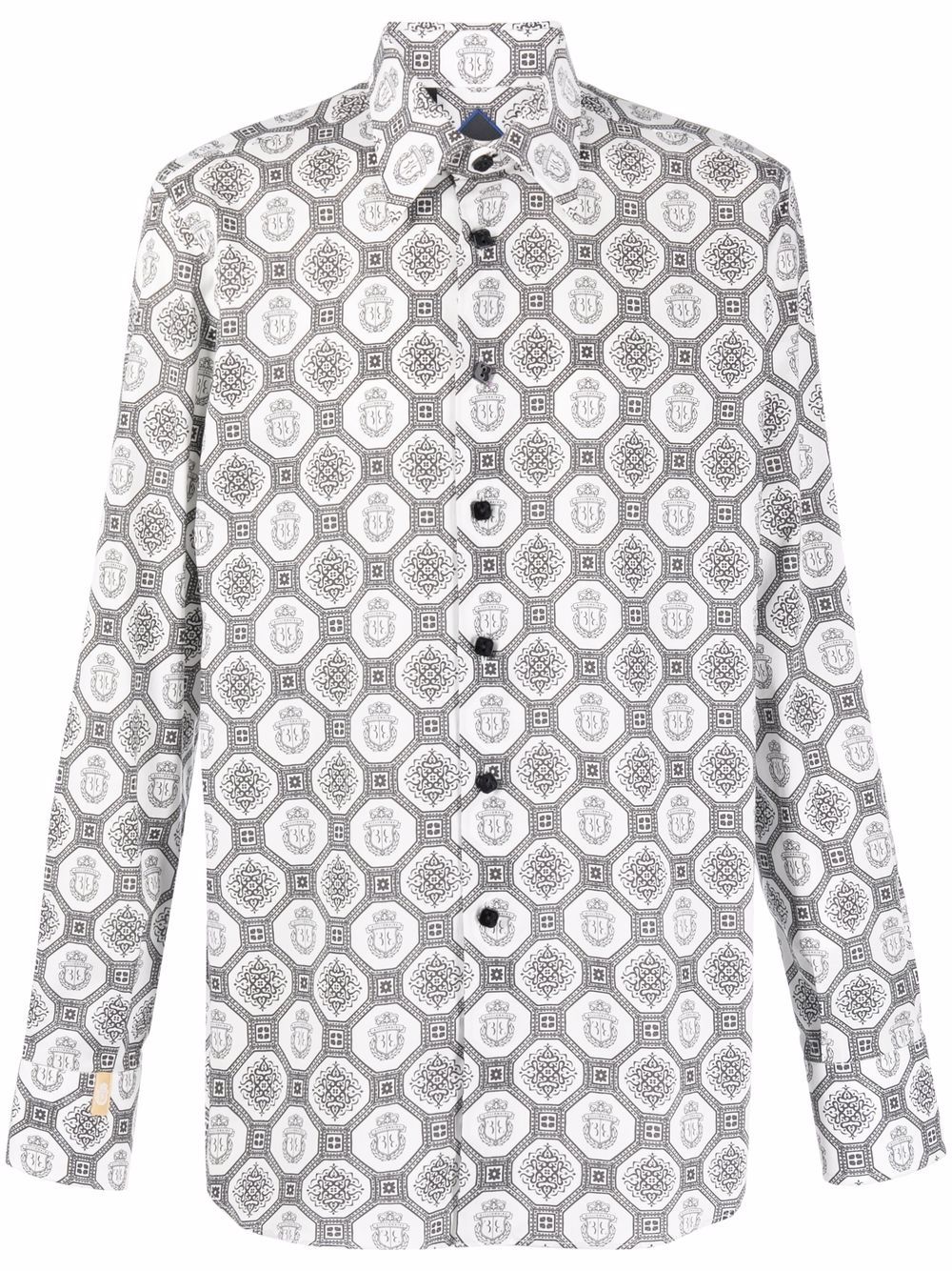 

Billionaire Paisley print shirt - White