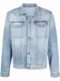 Billionaire All over BB denim jacket - Blue