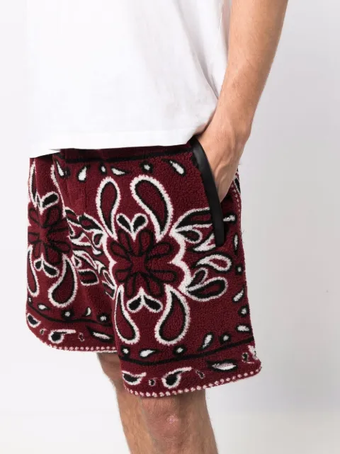amiri paisley shorts