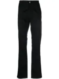 Billionaire logo-patch slim-fit jeans - Black