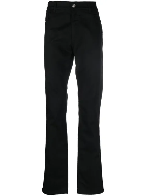 Billionaire logo-patch slim-fit jeans