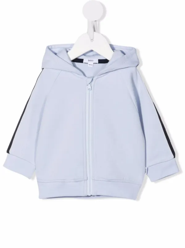 boss grey moletom com capuz