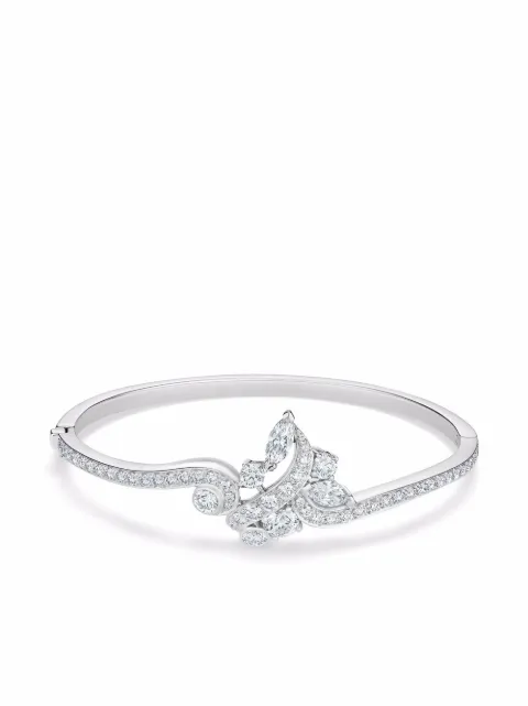 DE BEERS 18kt white gold Adonis Rose diamond bangle