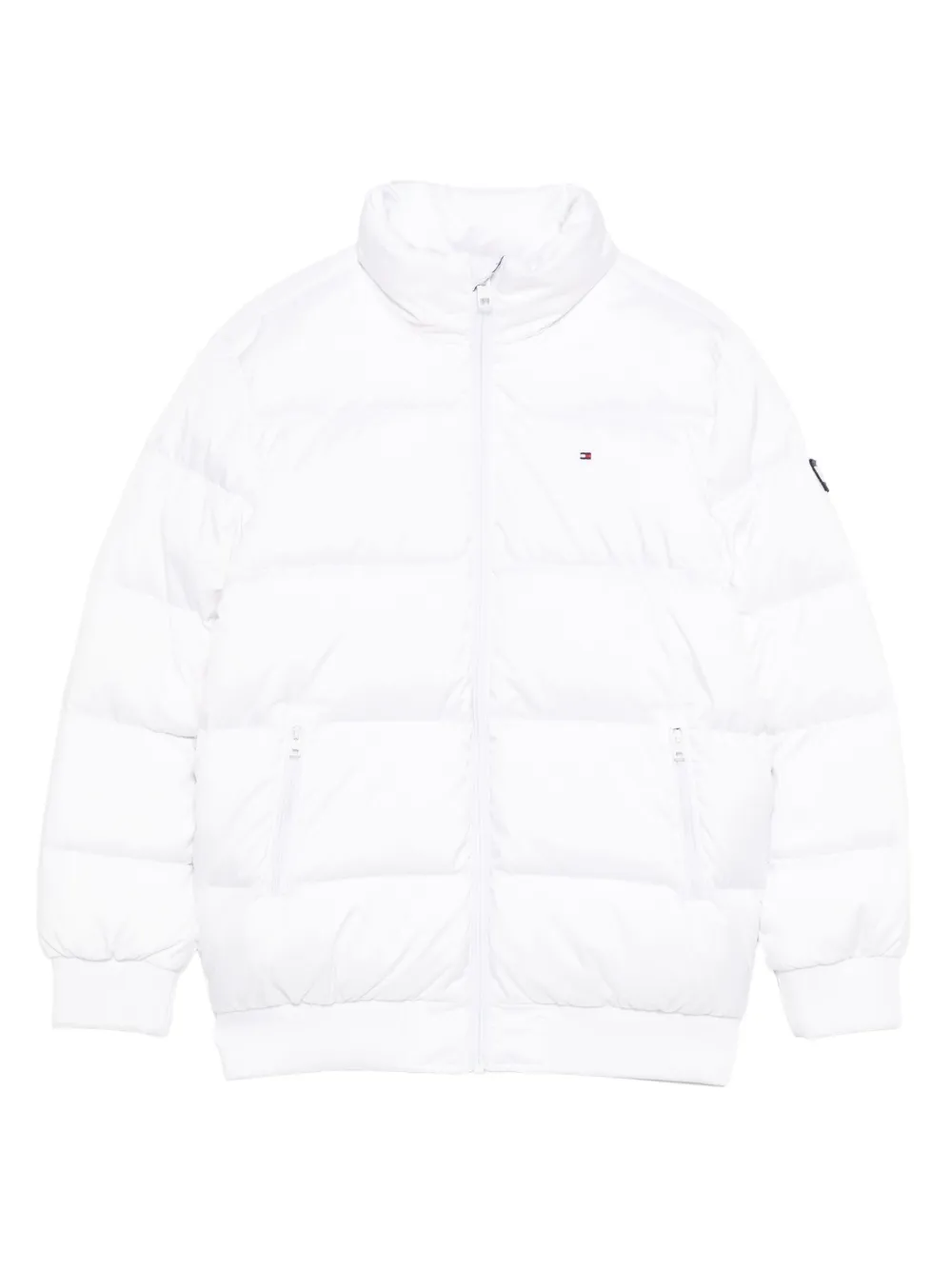 Tommy Hilfiger Junior logo-detail puffer jacket | White | Image 1
