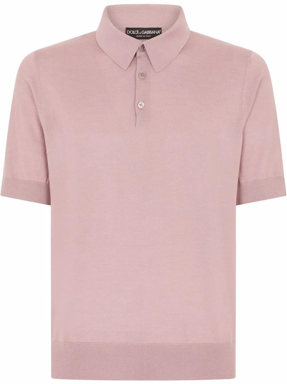 

Dolce & Gabbana playera tipo polo con botones en el cuello - Rosado