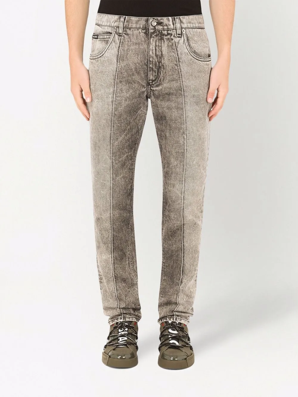 фото Dolce & gabbana прямые джинсы средней посадки