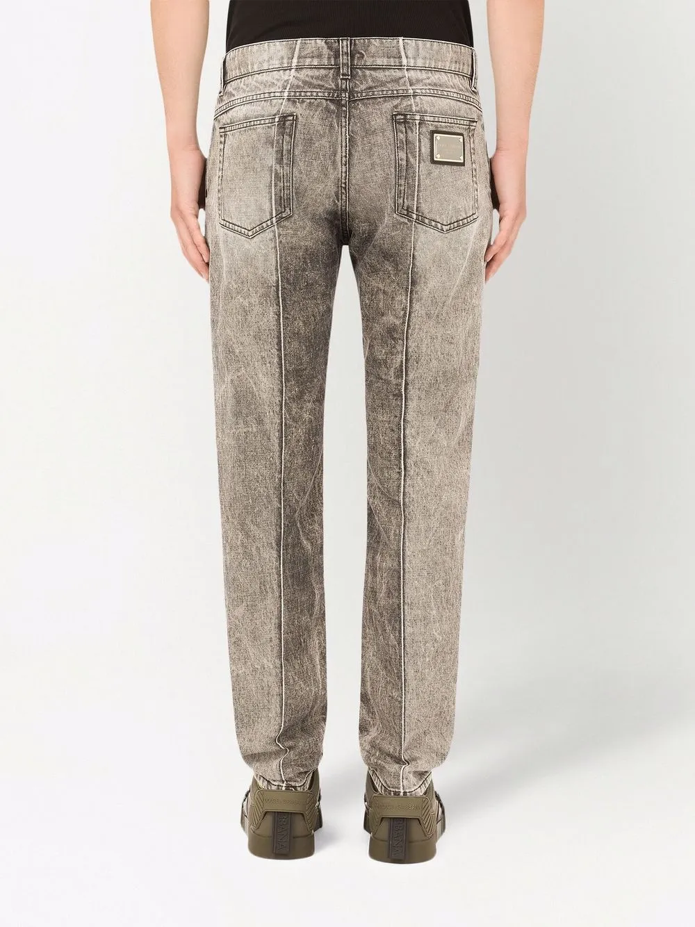 фото Dolce & gabbana прямые джинсы средней посадки