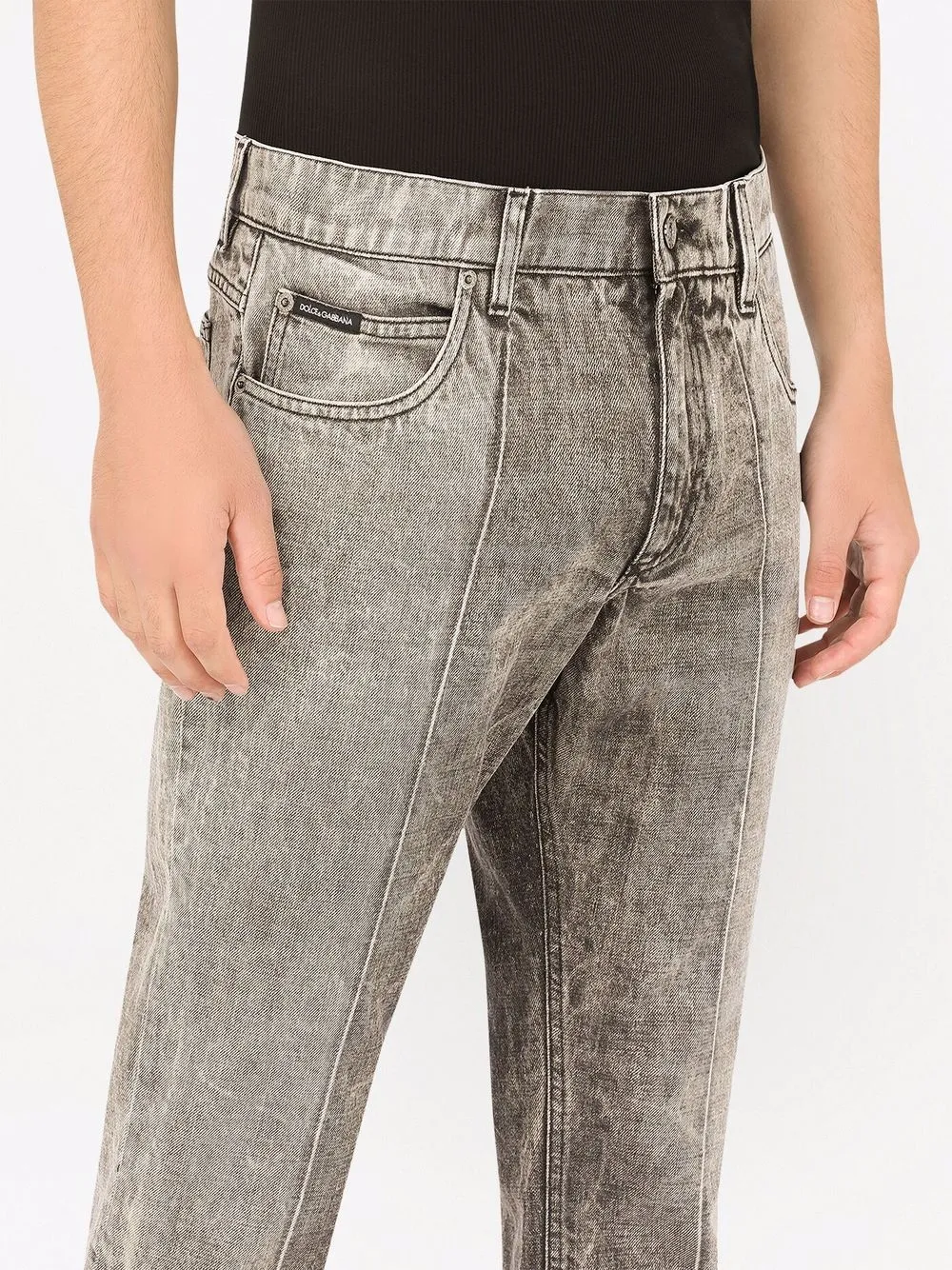 фото Dolce & gabbana прямые джинсы средней посадки