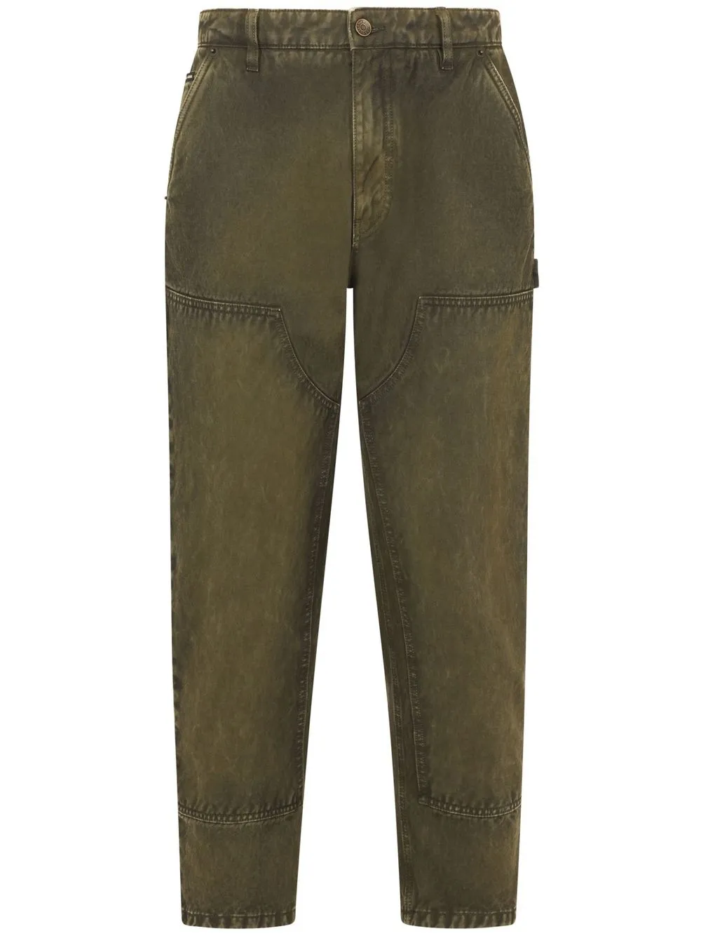 

Dolce & Gabbana straight-leg cropped jeans - Green