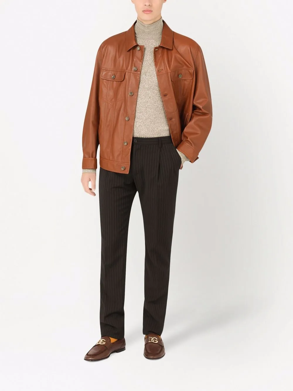 Dolce & Gabbana ribbed knit roll-neck jumper | Knitted Sweaters | Image 2
