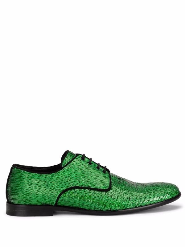 Green lace clearance up shoes