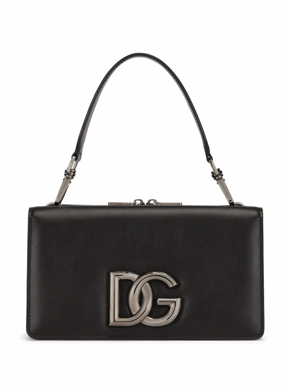 

Dolce & Gabbana bolsa de hombro con placa del logo - Negro