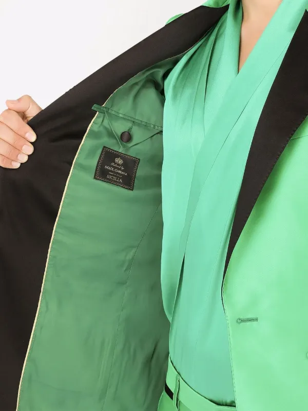 Dolce & Gabbana single-breasted two-piece Suit | Green