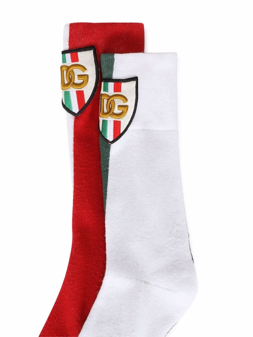 фото Dolce & gabbana носки italia с нашивкой-логотипом