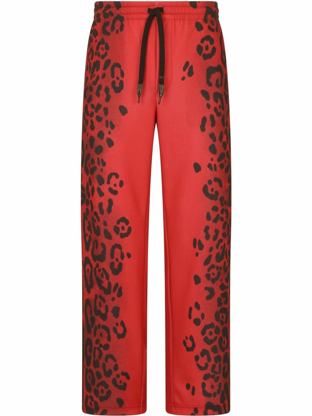 фото Dolce & gabbana широкие брюки с леопардовым принтом