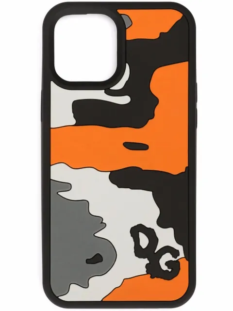 Dolce & Gabbana حافظة iPhone 12 Pro بطبعة كاموفلاج