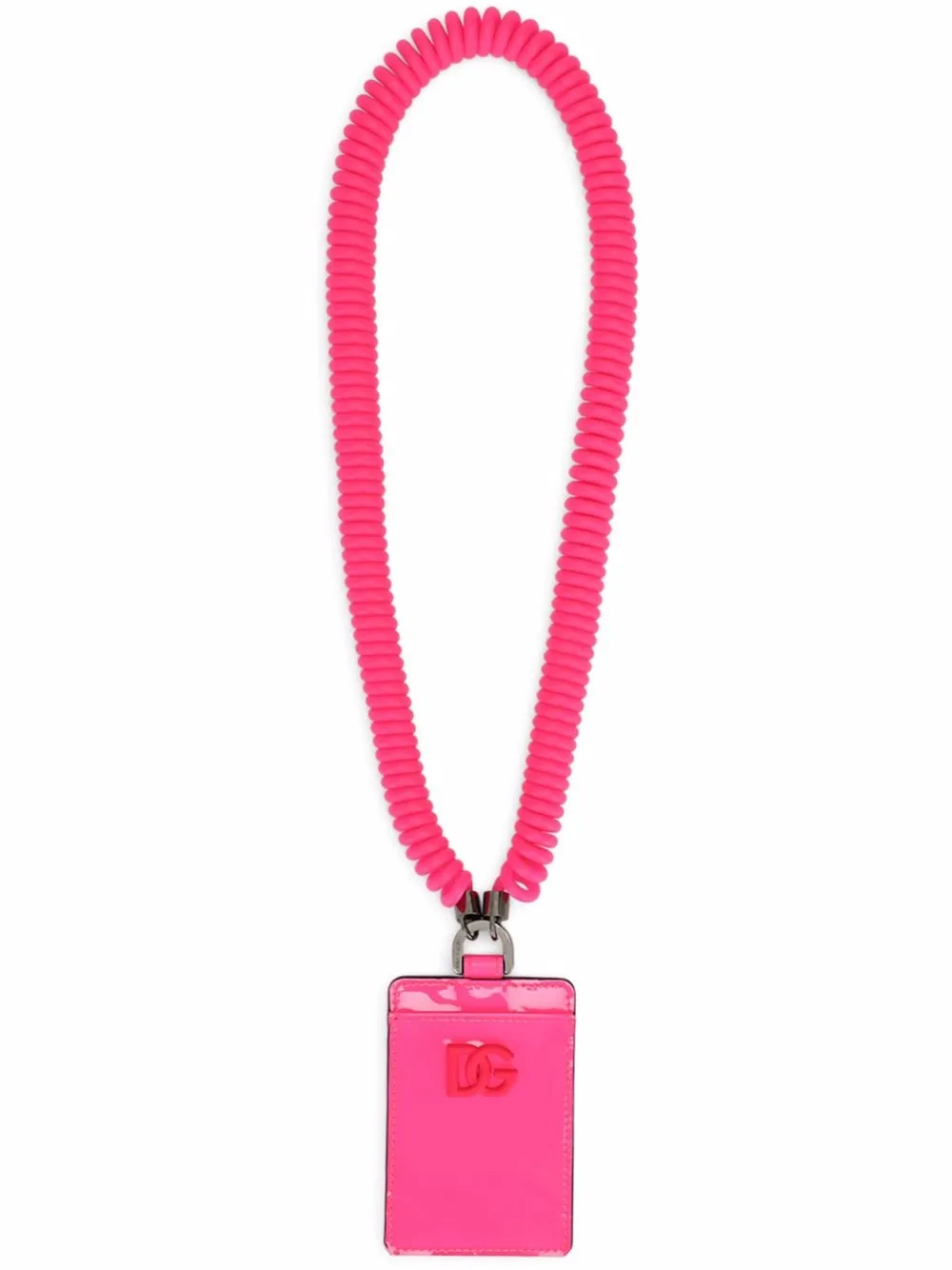 

Dolce & Gabbana tarjetero con correa - Rosado