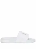 Dolce & Gabbana logo cut-out slides - White