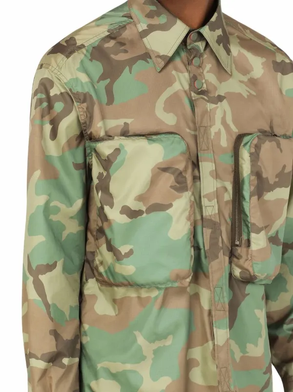 Camouflage store print shirt