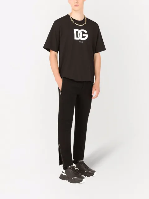 Dolce & Gabbana ドルチェ&ガッバーナ DG ロゴプリント Tシャツ Dolce & Gabbana ドルチェ&ガッバーナ DG ロゴプリント Tシャツ