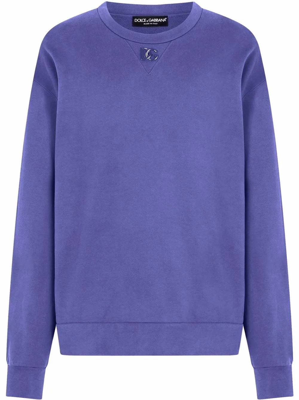 

Dolce & Gabbana sudadera con logo bordado - Morado